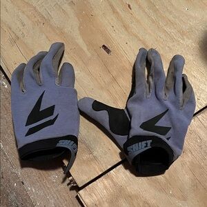 Shift Air Racing White Label Air Gloves - Black and Gray